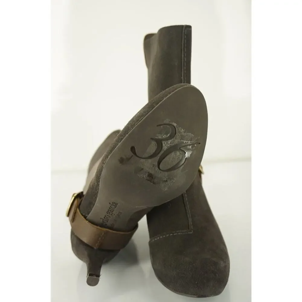 Pedro Garcia Suede Addison Removable Harness Boots Platform